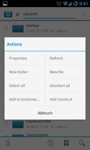 Der CM File Manager (Screenshot: Golem.de)